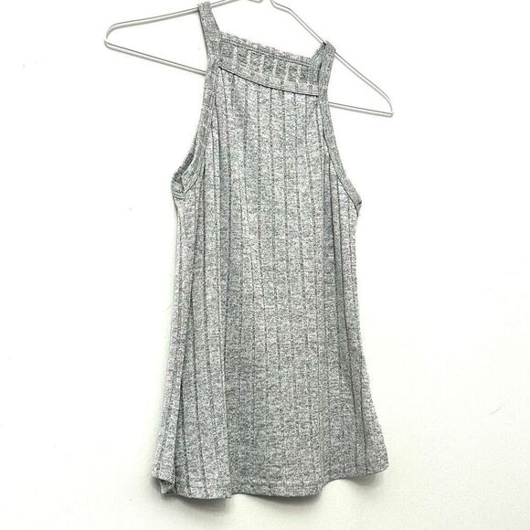Shein Halter Ribbed Sleeveless Pullover Gray Tank Top Small - Picture 2 of 3